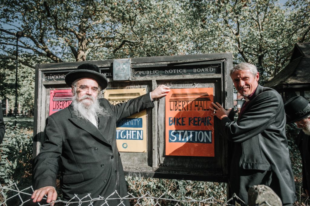 Rabbi Pinter and Bishop Adrian